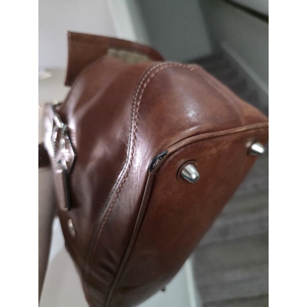 COACH Leather F12604 Hamilton Brown Leather Satchel Handbag 2008 Y2K - Picture 9 of 9
